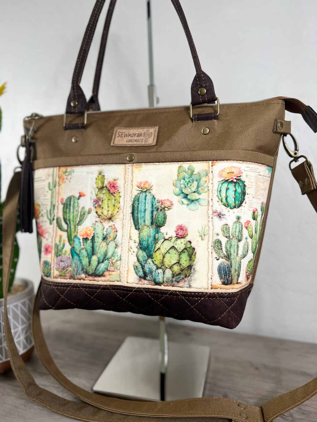 Botanical Cactus Handbag