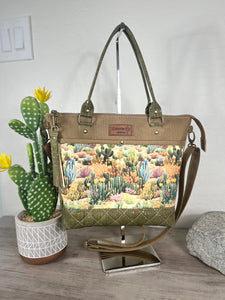 Rustic Cactus Handbag