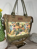 Rustic Cactus Handbag