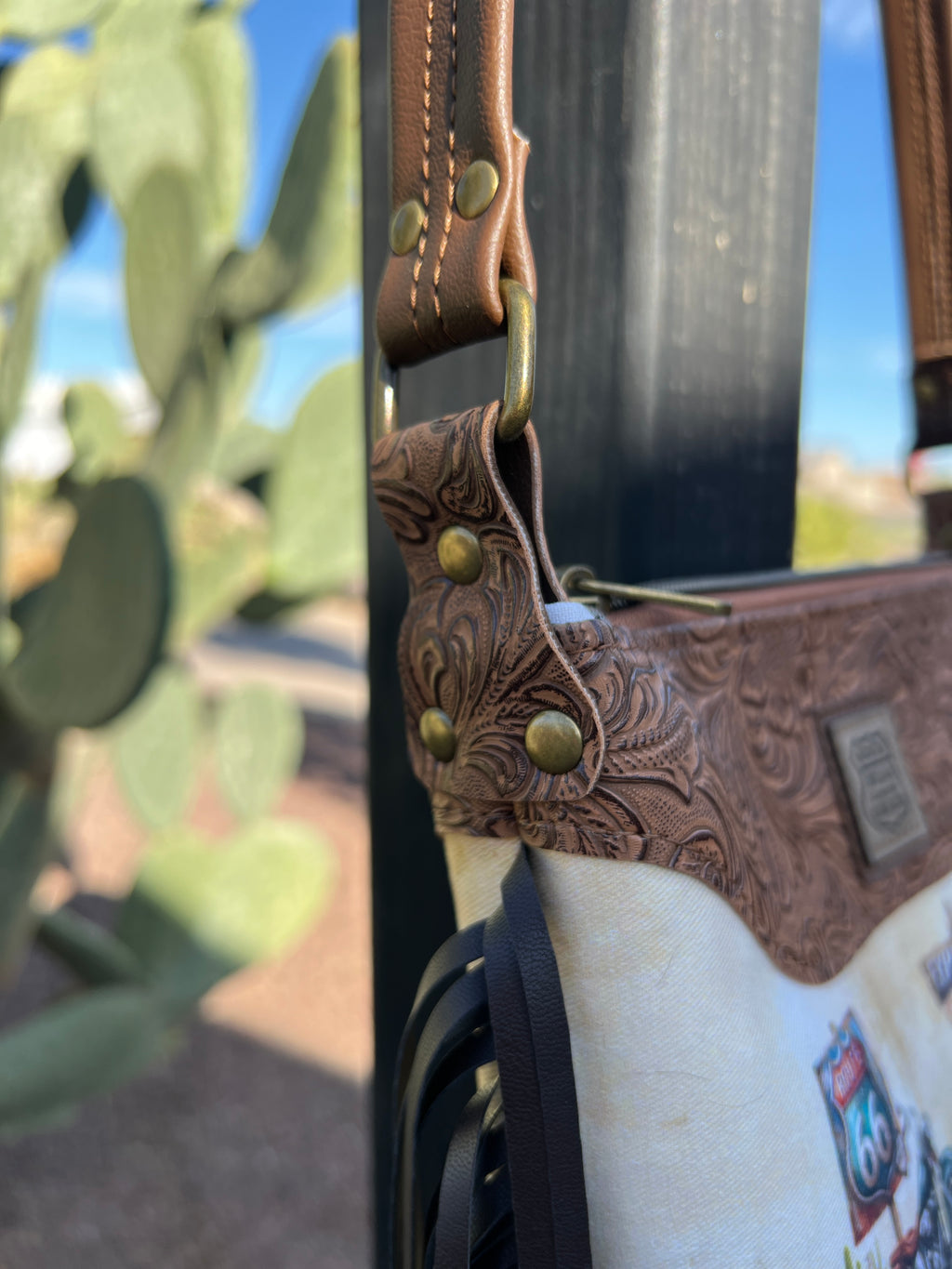Route 66 Vintage Road Crossbody Bag