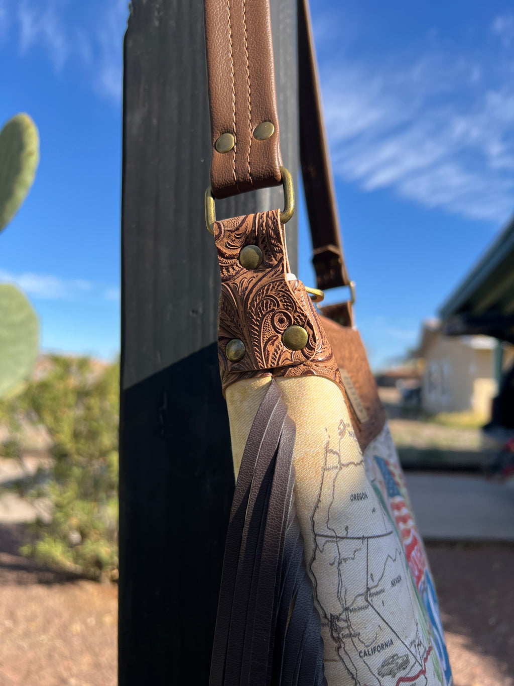 Route 66 Iconic Sights Crossbody Bag