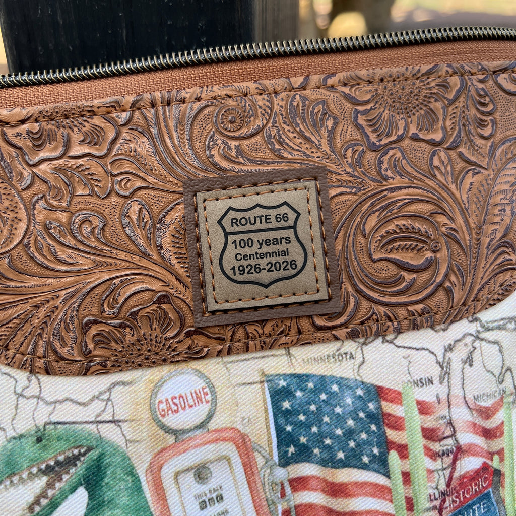 Route 66 Iconic Sights Crossbody Bag